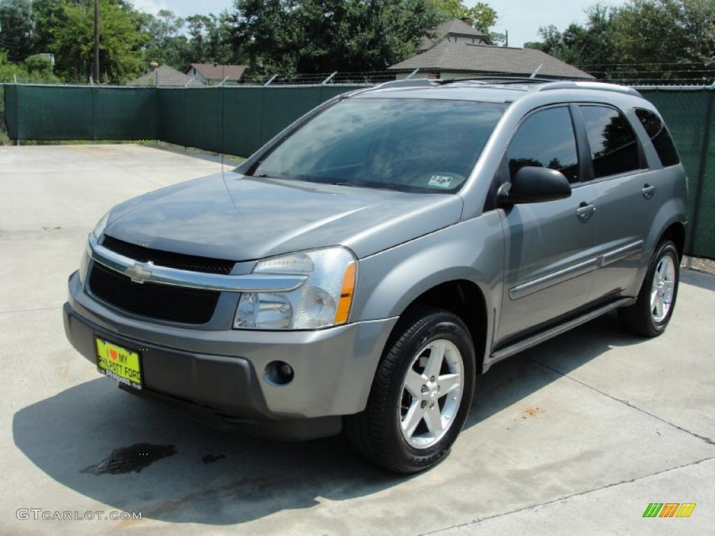 2005 Equinox LT - Dark Silver Metallic / Light Gray photo #7