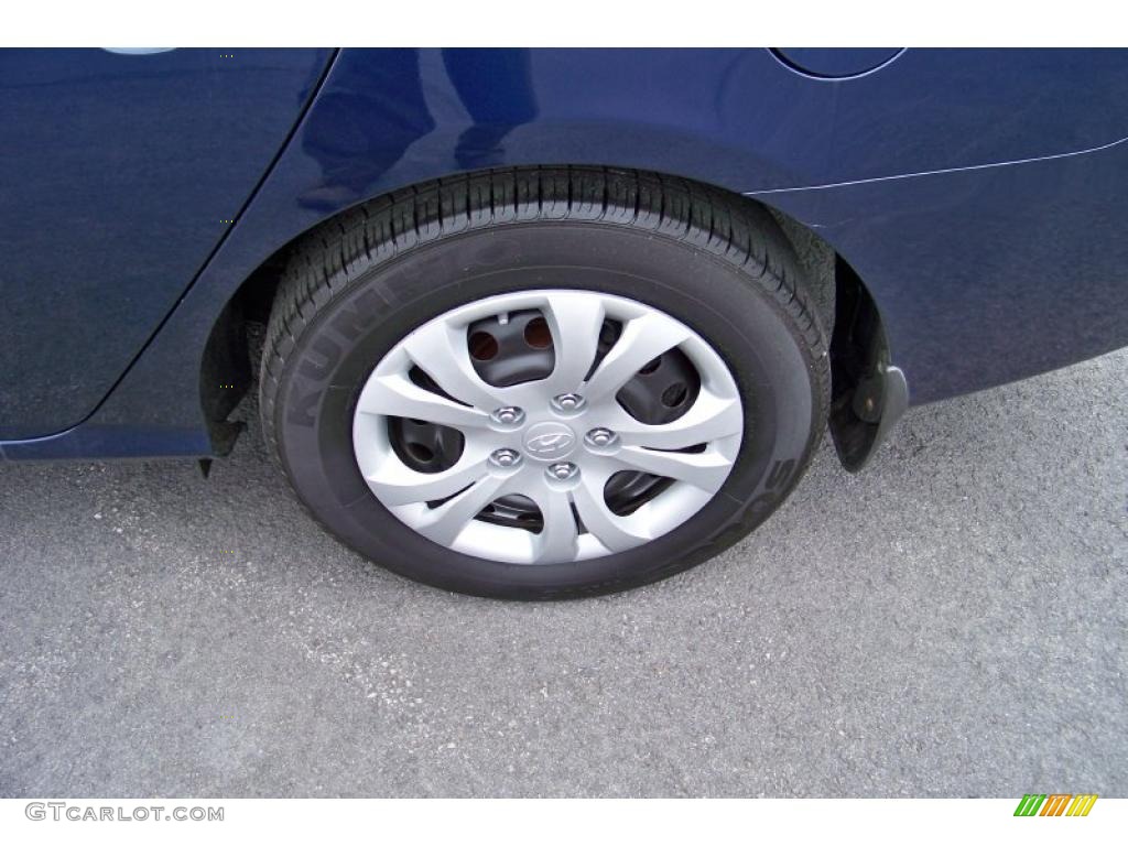 2009 Elantra GLS Sedan - Regatta Blue / Beige photo #9