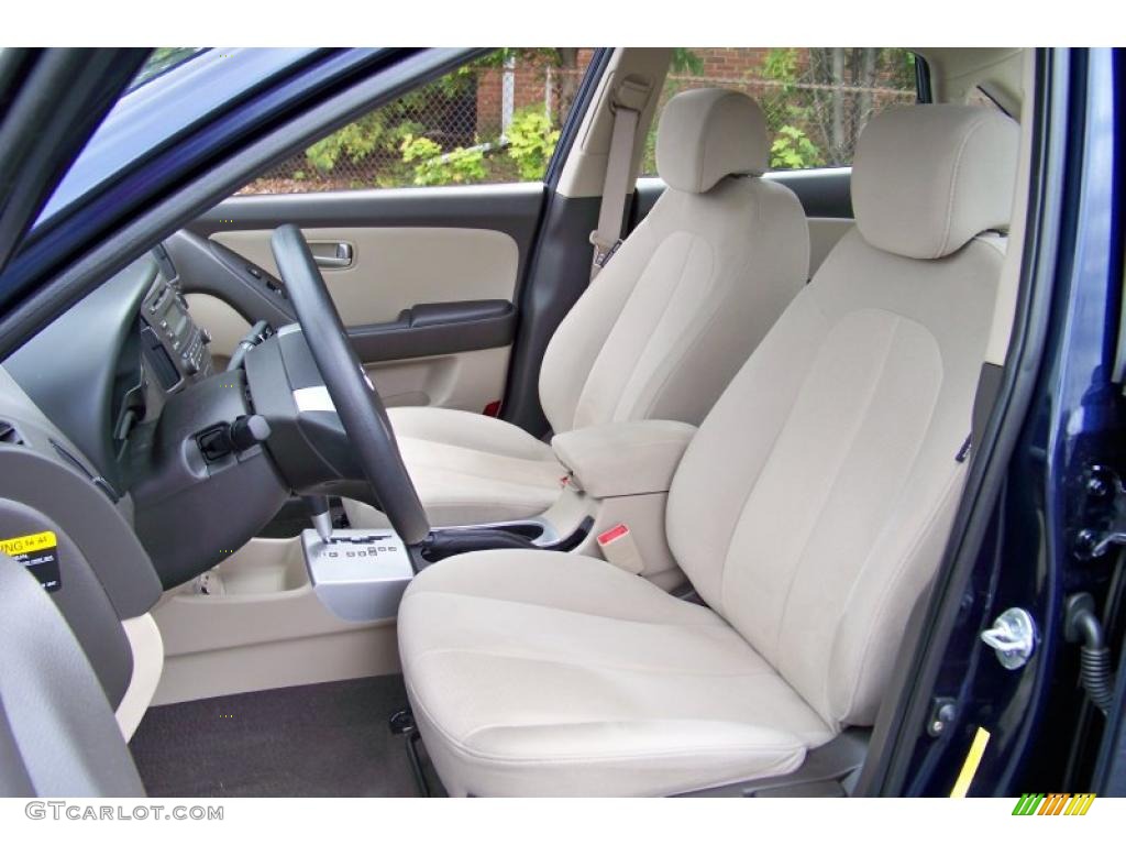 2009 Elantra GLS Sedan - Regatta Blue / Beige photo #12