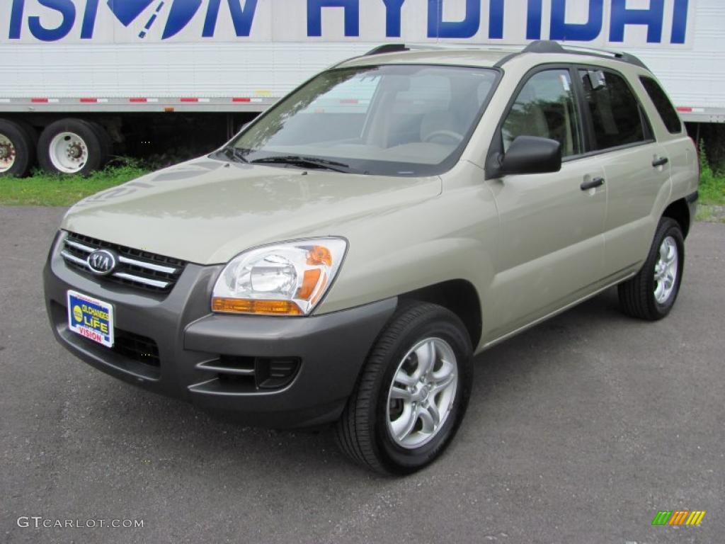 2008 Sportage LX V6 4x4 - Champagne Metallic / Beige photo #1