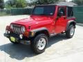 2006 Flame Red Jeep Wrangler Sport 4x4  photo #7