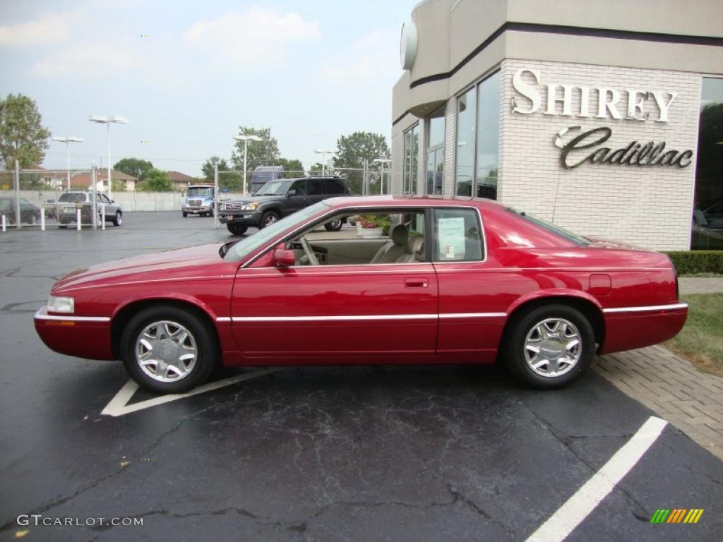 2001 Eldorado ESC - Crimson Red Pearl / Oatmeal photo #7