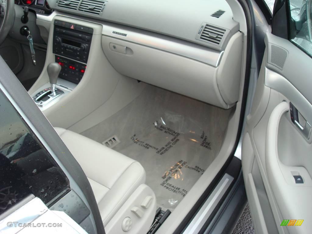 2006 A4 2.0T quattro Sedan - Quartz Gray Metallic / Platinum photo #14