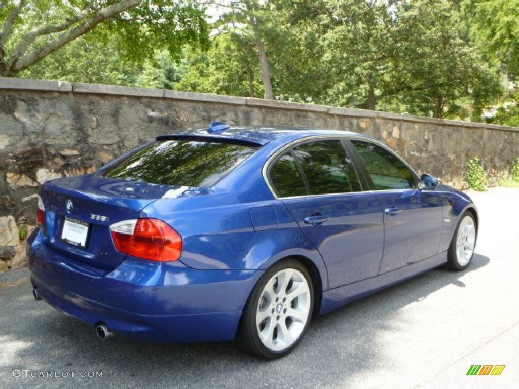 2007 3 Series 335i Sedan - Montego Blue Metallic / Black photo #3