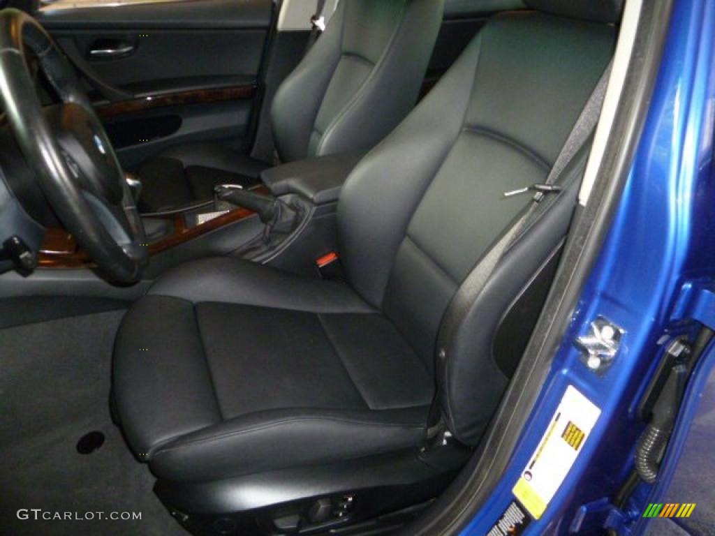 2007 3 Series 335i Sedan - Montego Blue Metallic / Black photo #8