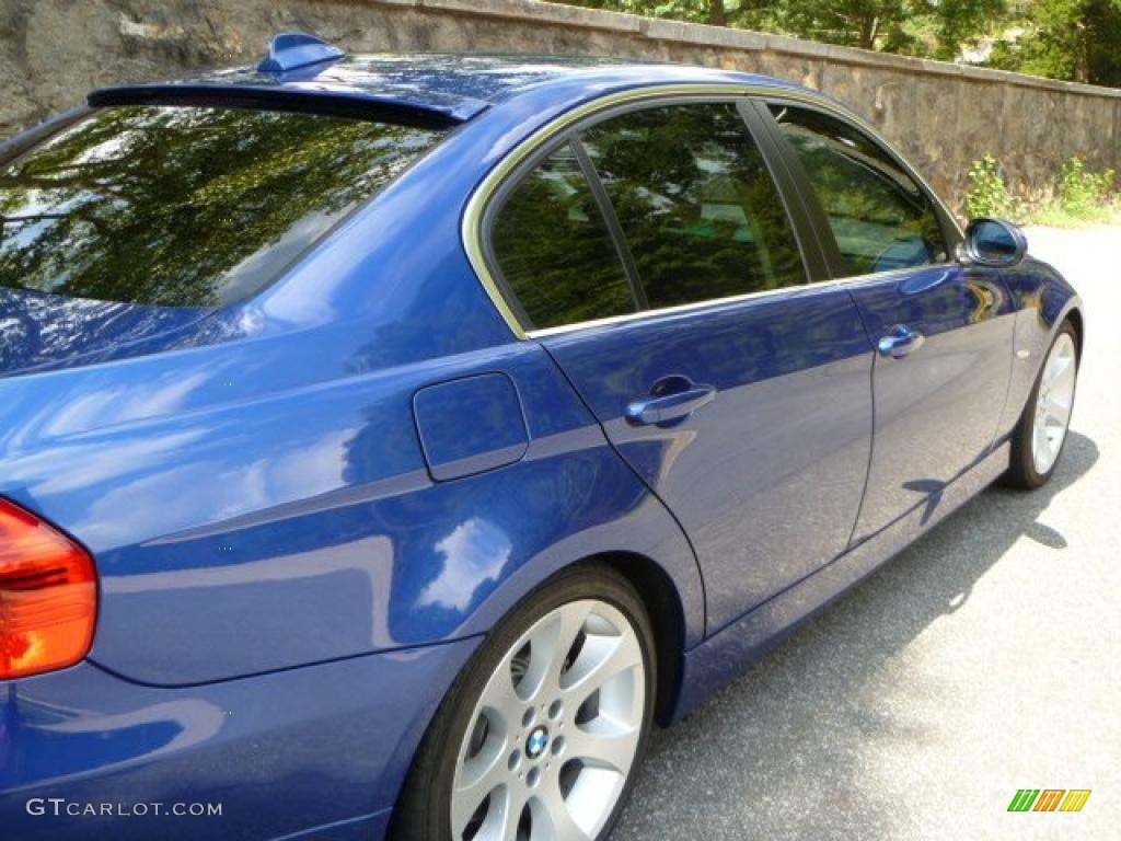 2007 3 Series 335i Sedan - Montego Blue Metallic / Black photo #13