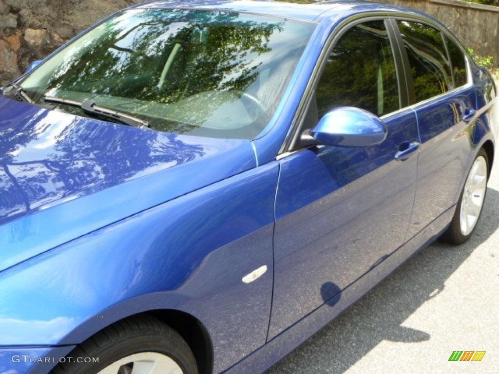2007 3 Series 335i Sedan - Montego Blue Metallic / Black photo #18