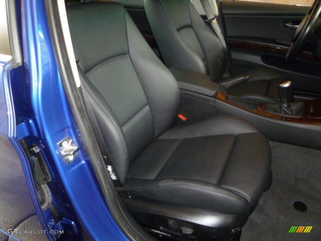 2007 3 Series 335i Sedan - Montego Blue Metallic / Black photo #25