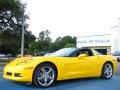 2008 Velocity Yellow Chevrolet Corvette Coupe  photo #9
