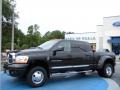 Black 2006 Dodge Ram 3500 Laramie Mega Cab 4x4 Dually