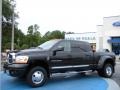 2006 Black Dodge Ram 3500 Laramie Mega Cab 4x4 Dually  photo #1