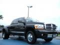 2006 Black Dodge Ram 3500 Laramie Mega Cab 4x4 Dually  photo #7