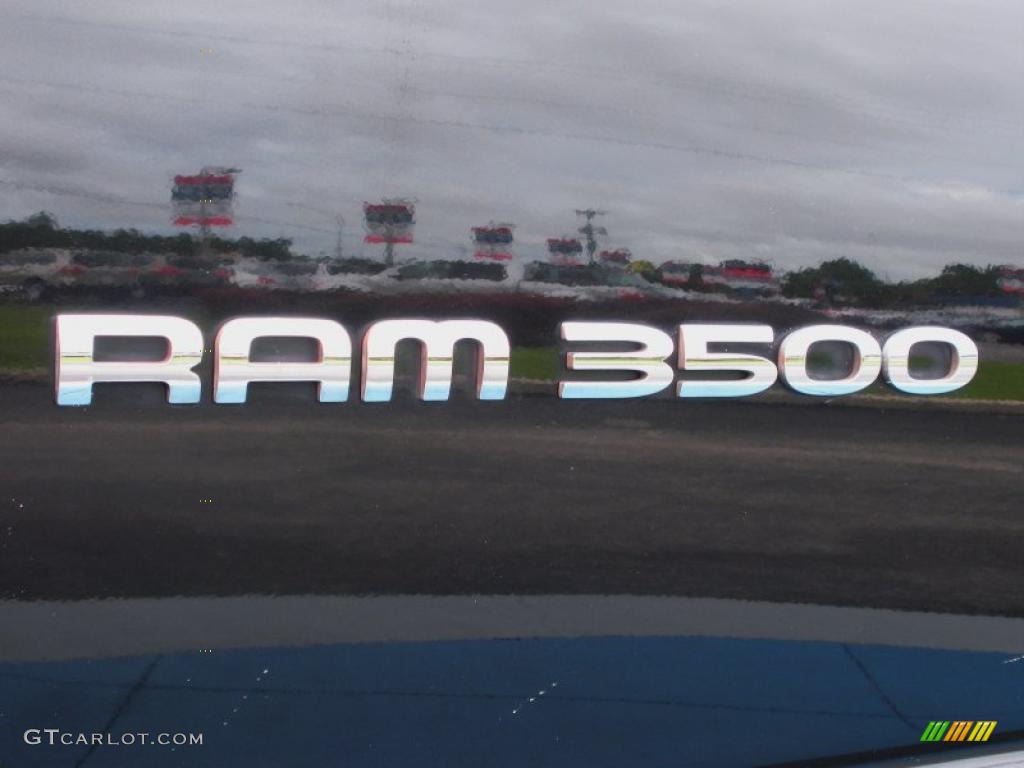 2006 Ram 3500 Laramie Mega Cab 4x4 Dually - Black / Khaki photo #9