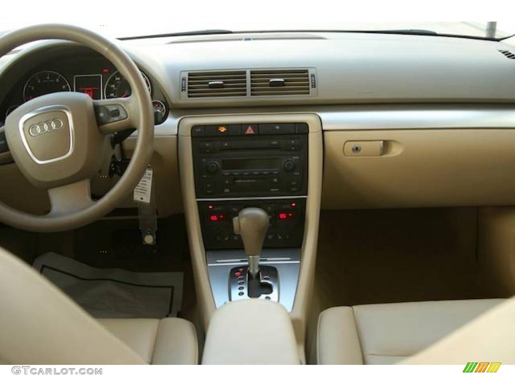 2006 A4 2.0T Sedan - Arctic White / Beige photo #6