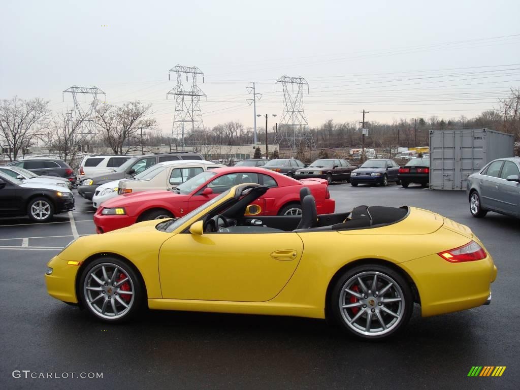 Speed Yellow Porsche 911