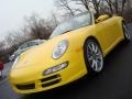 2006 Speed Yellow Porsche 911 Carrera S Cabriolet  photo #4
