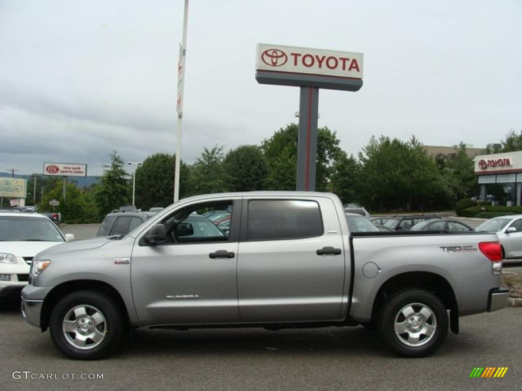 2008 Tundra TRD CrewMax 4x4 - Silver Sky Metallic / Graphite Gray photo #3