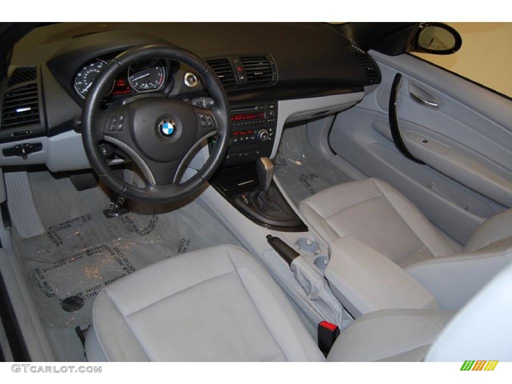 2008 1 Series 135i Convertible - Blue Water Metallic / Grey photo #18