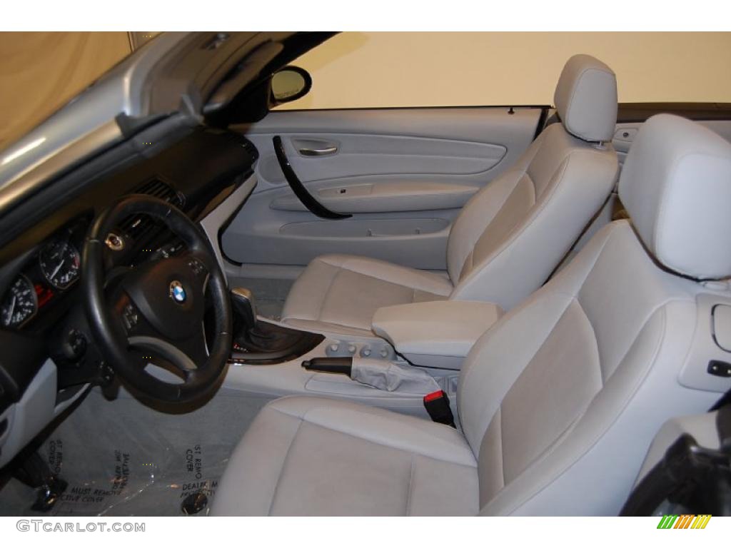 2008 1 Series 135i Convertible - Blue Water Metallic / Grey photo #19