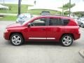 2008 Inferno Red Crystal Pearl Jeep Compass Limited 4x4  photo #17