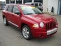2008 Inferno Red Crystal Pearl Jeep Compass Limited 4x4  photo #20