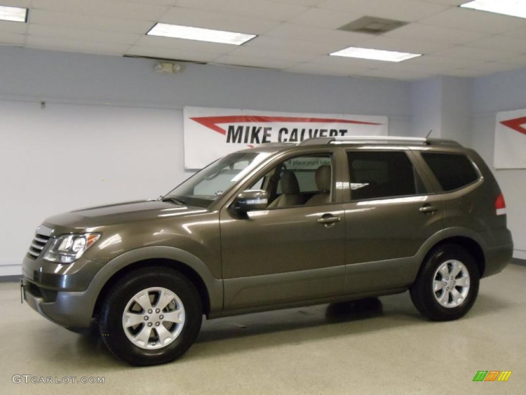 2009 Borrego LX V6 - Metal Bronze / Beige photo #3