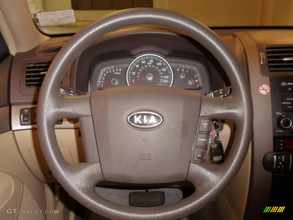 2009 Borrego LX V6 - Metal Bronze / Beige photo #11