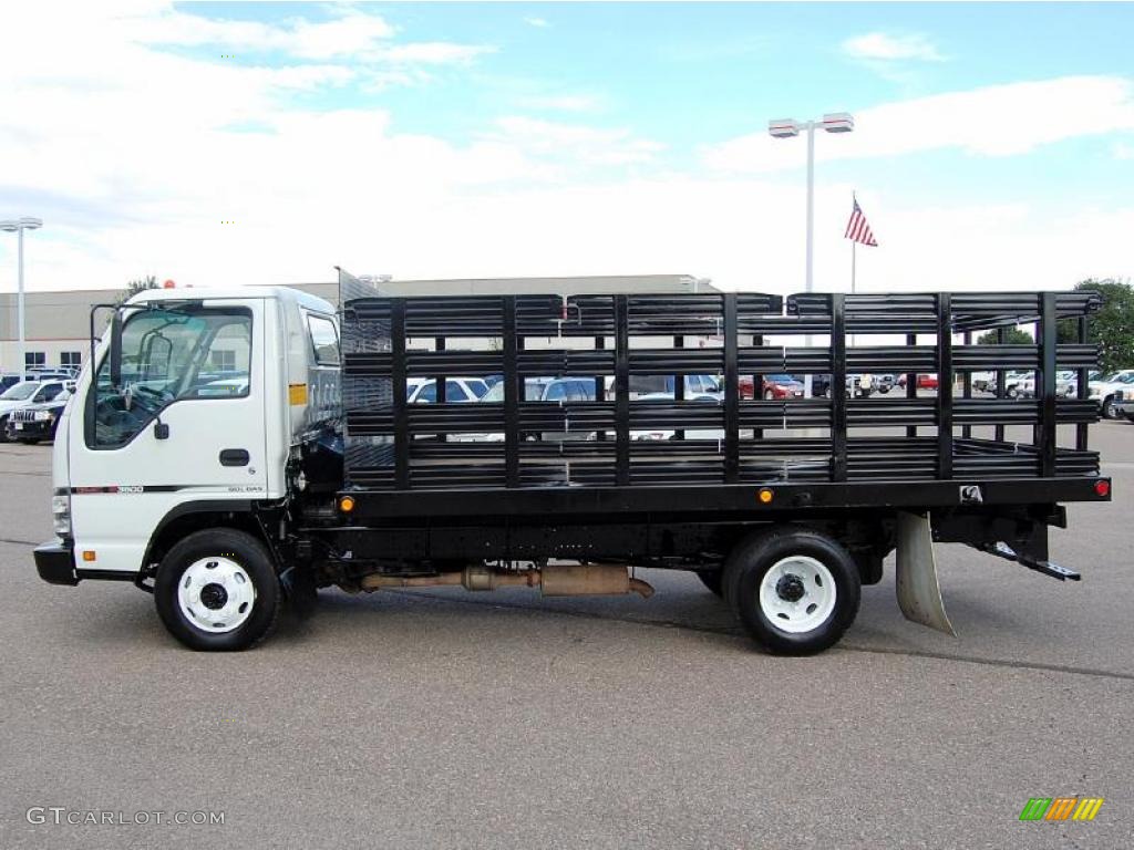 2007 W Series Truck W3500 Commercial Stake Truck - White / Gray photo #4