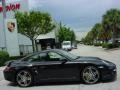 2007 Basalt Black Metallic Porsche 911 Turbo Coupe  photo #2