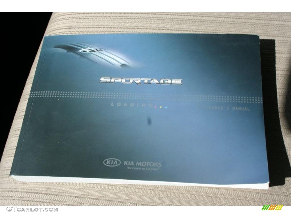2009 Sportage LX V6 4x4 - Black Cherry / Beige photo #4