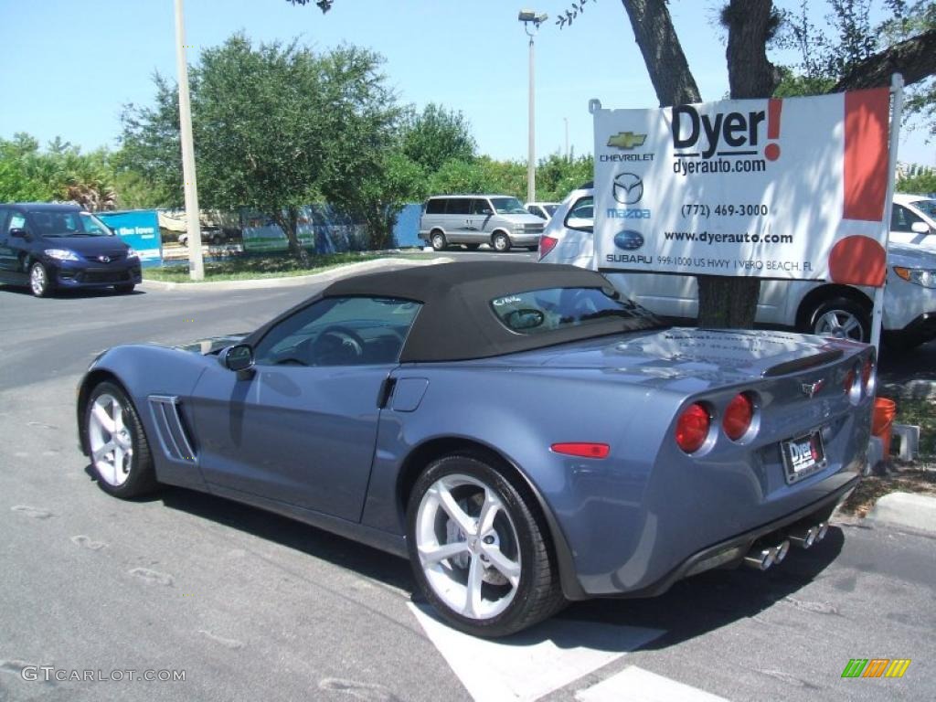 2011 Corvette Grand Sport Convertible - Supersonic Blue Metallic / Ebony Black photo #7