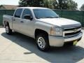 2008 Silver Birch Metallic Chevrolet Silverado 1500 LS Crew Cab  photo #1