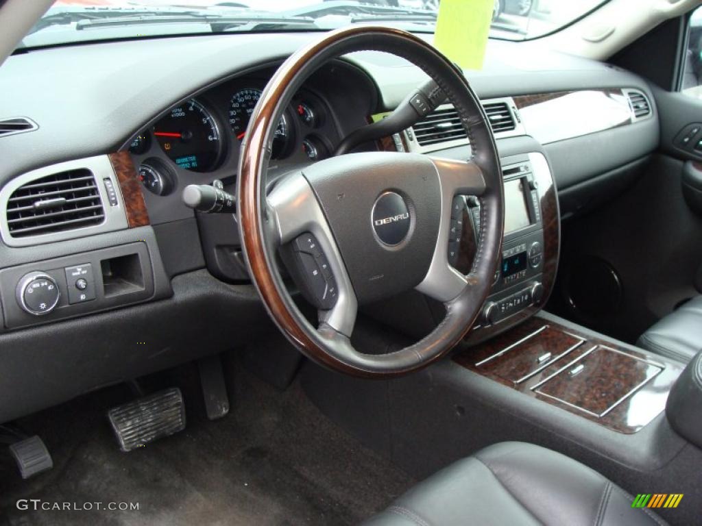 2008 Sierra 1500 Denali Crew Cab AWD - Onyx Black / Ebony photo #15