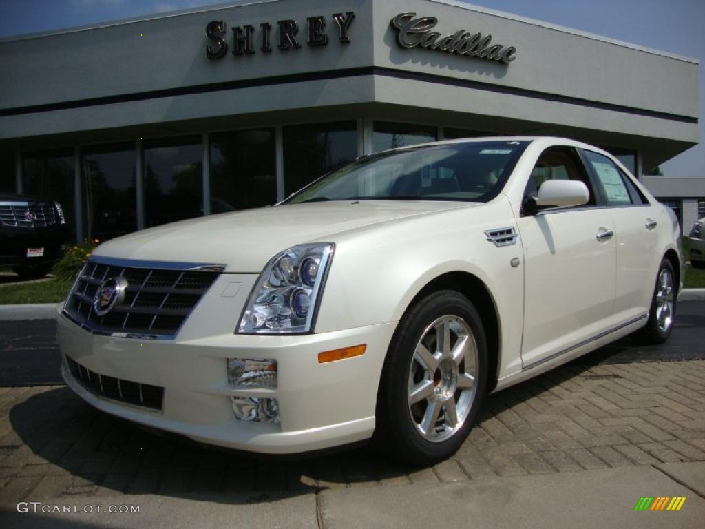 2010 STS V6 Luxury - White Diamond Tricoat / Cashmere photo #1