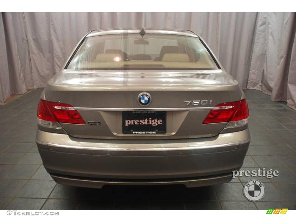 2006 7 Series 750i Sedan - Kalahari Beige Metallic / Dark Beige/Beige III photo #2