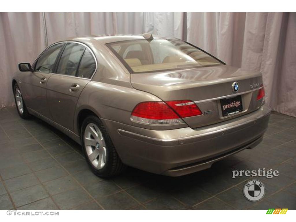 2006 7 Series 750i Sedan - Kalahari Beige Metallic / Dark Beige/Beige III photo #3