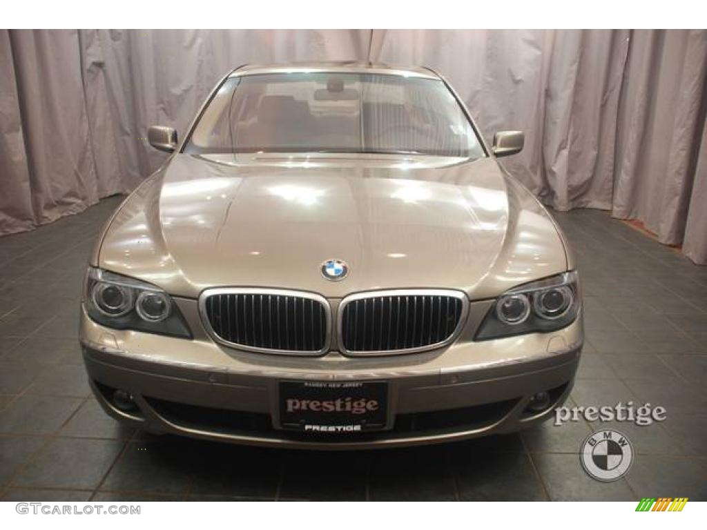 2006 7 Series 750i Sedan - Kalahari Beige Metallic / Dark Beige/Beige III photo #6
