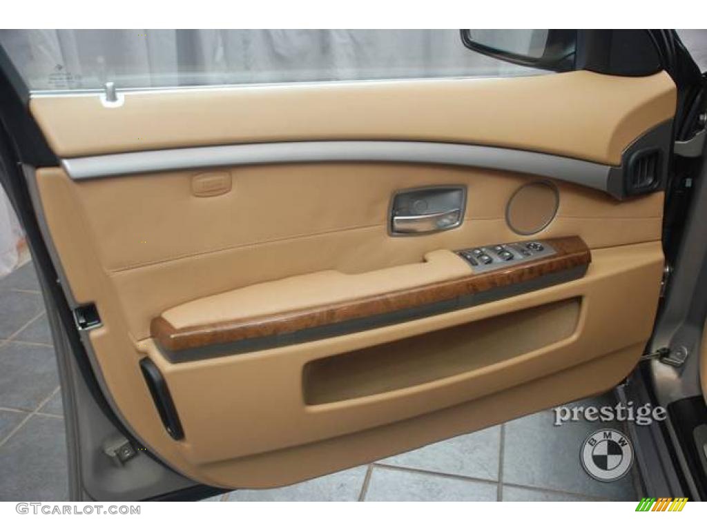 2006 7 Series 750i Sedan - Kalahari Beige Metallic / Dark Beige/Beige III photo #9