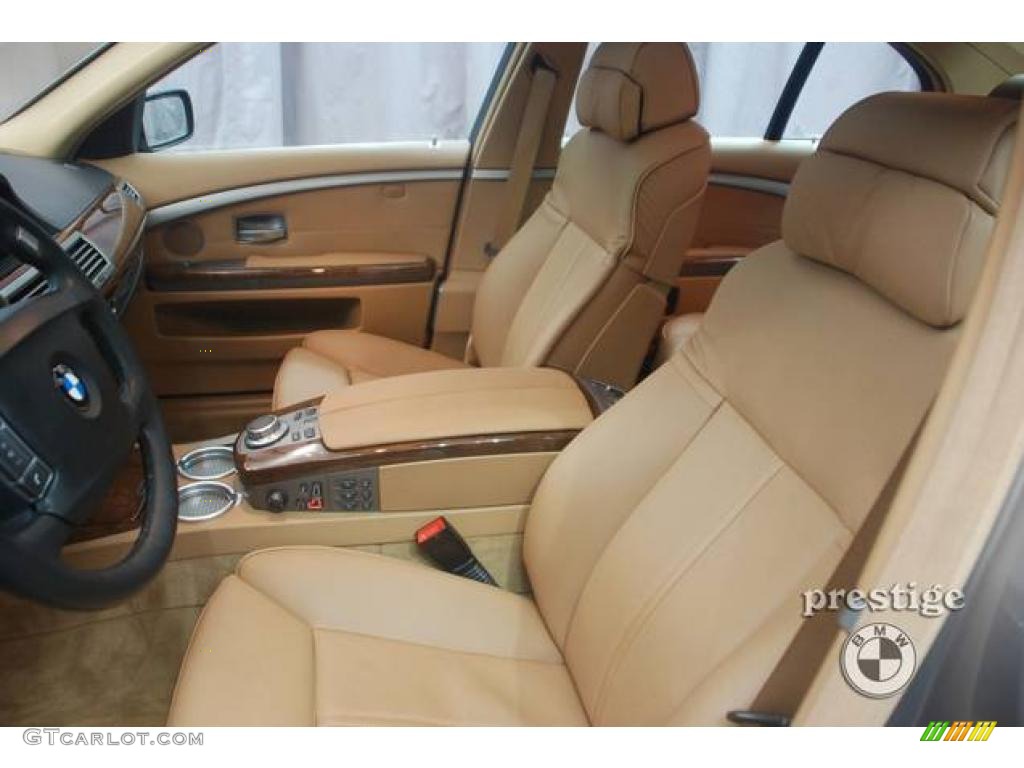 2006 7 Series 750i Sedan - Kalahari Beige Metallic / Dark Beige/Beige III photo #12