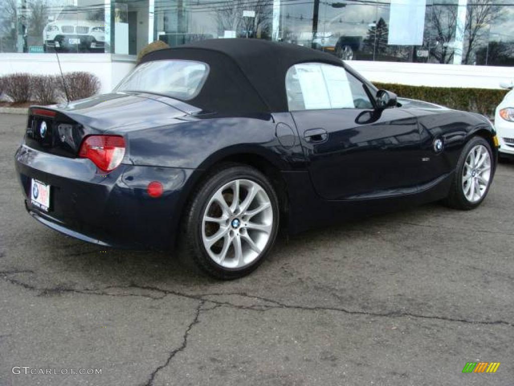 2006 Z4 3.0i Roadster - Monaco Blue Metallic / Beige photo #15