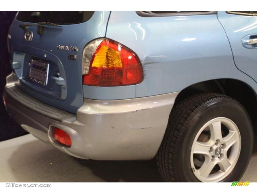 2004 Santa Fe LX - Arctic Blue / Gray photo #1