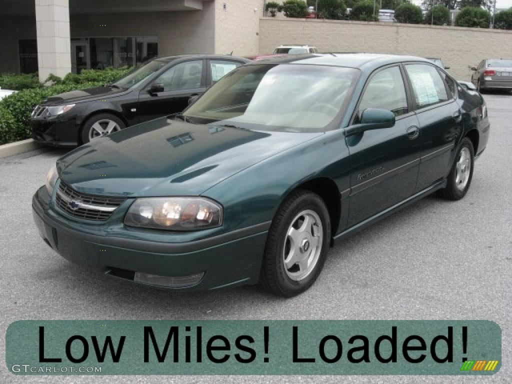 2000 Impala LS - Dark Jade Green Metallic / Light Oak photo #1