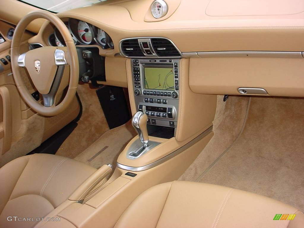 2007 911 Turbo Coupe - Black / Sand Beige photo #14
