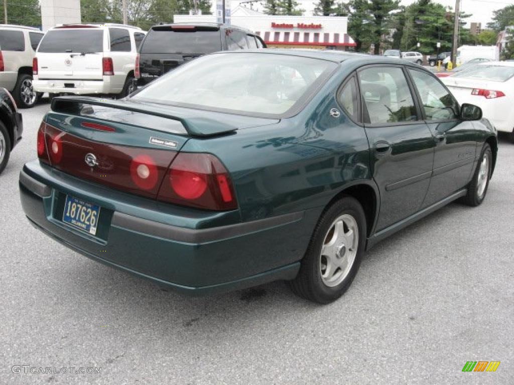 2000 Impala LS - Dark Jade Green Metallic / Light Oak photo #6