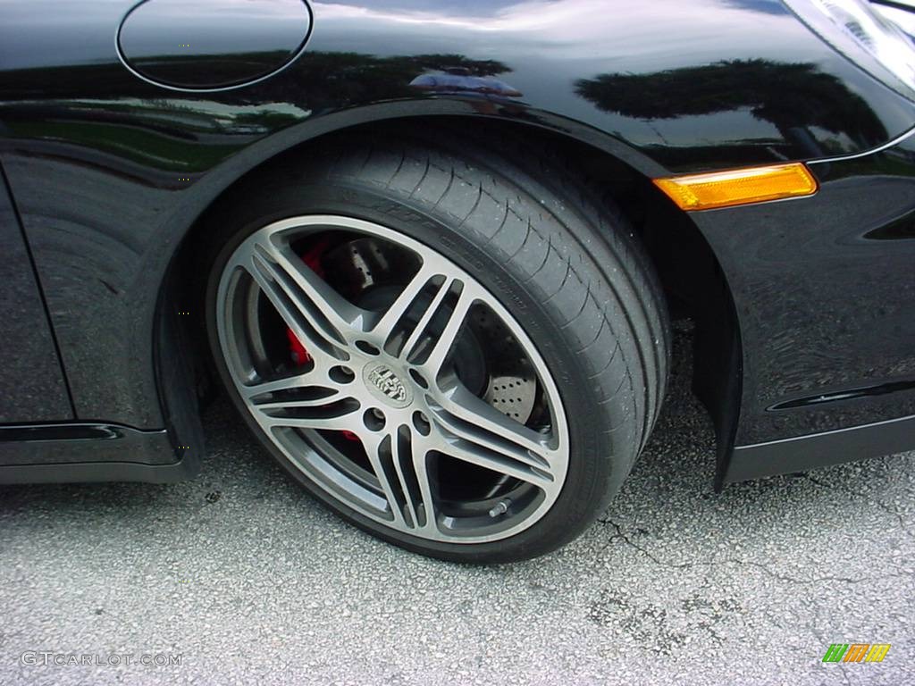 2007 911 Turbo Coupe - Black / Sand Beige photo #15