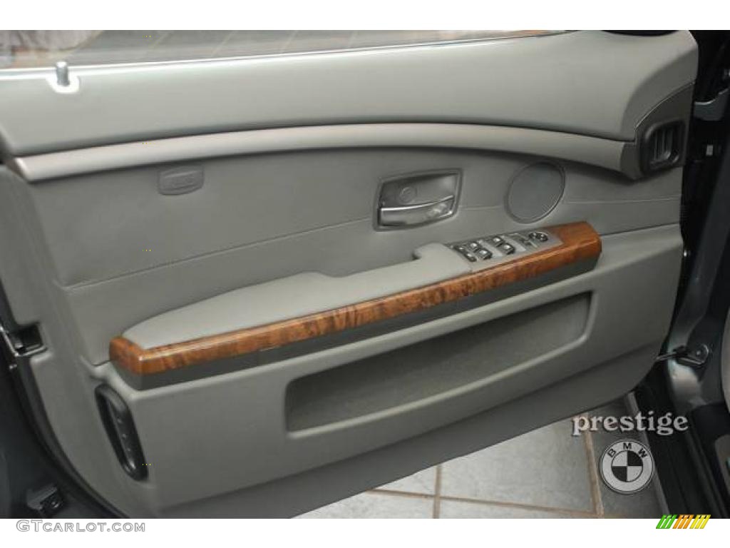 2006 7 Series 750Li Sedan - Sterling Grey Metallic / Basalt Grey/Flannel Grey photo #9