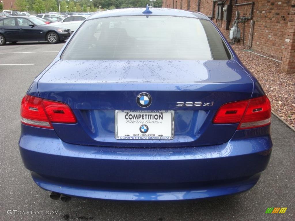 2007 3 Series 328xi Coupe - Montego Blue Metallic / Black photo #5