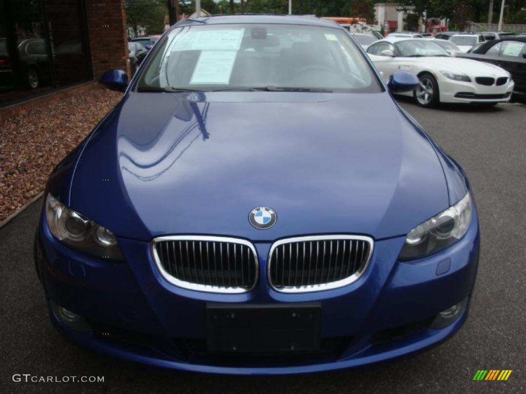 2007 3 Series 328i Coupe - Montego Blue Metallic / Black photo #2