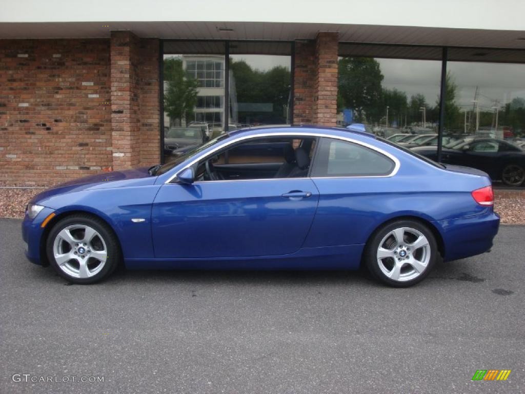 2007 3 Series 328i Coupe - Montego Blue Metallic / Black photo #3