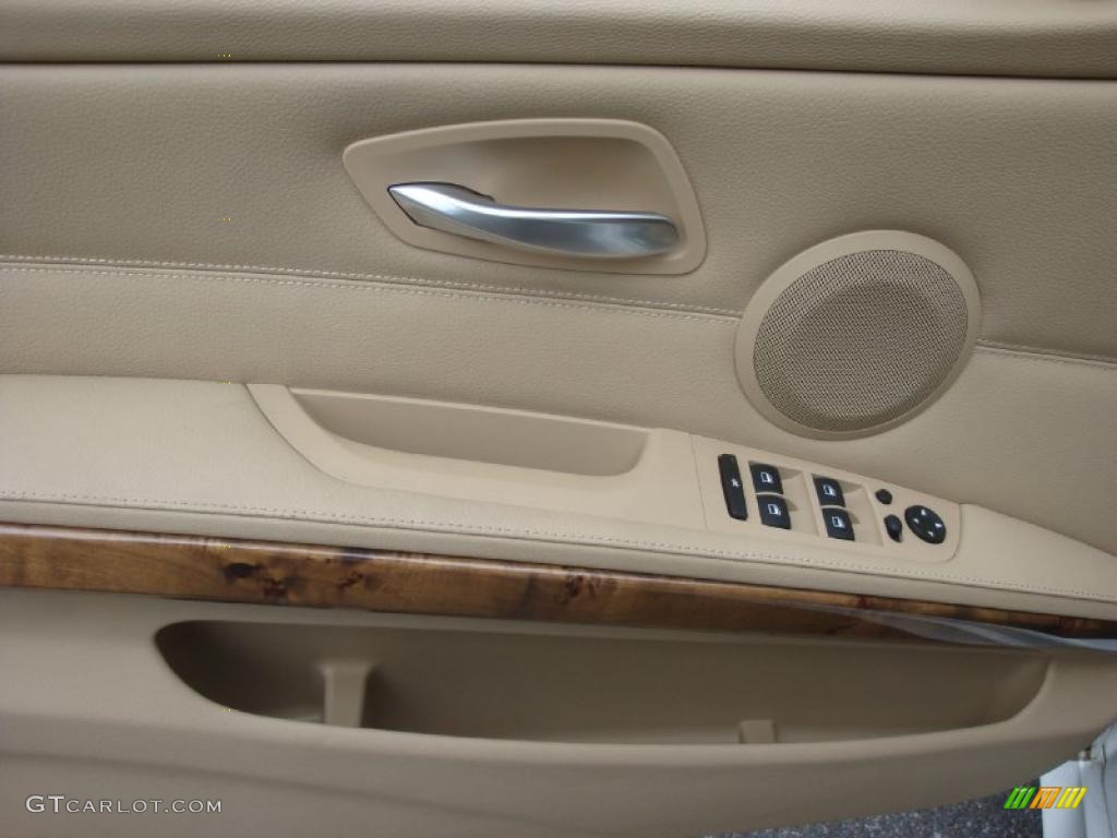 2007 3 Series 335xi Sedan - Alpine White / Beige photo #9